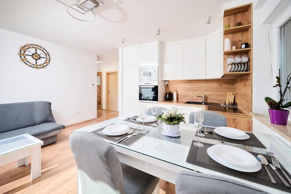 Kitchen or kitchenette, Food and drinks, Dining area, minibar, pet friendly