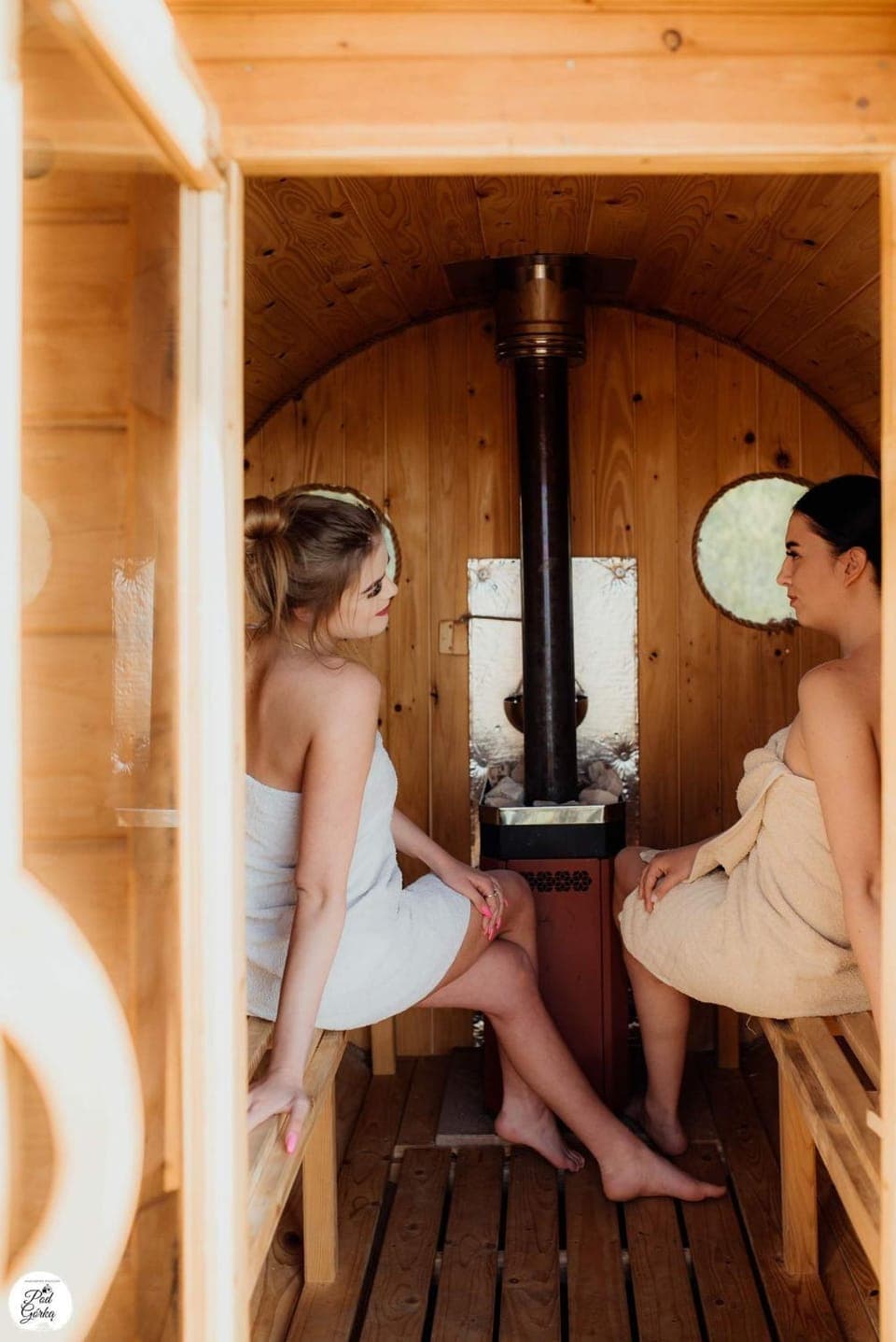 People, Natural landscape, Sauna