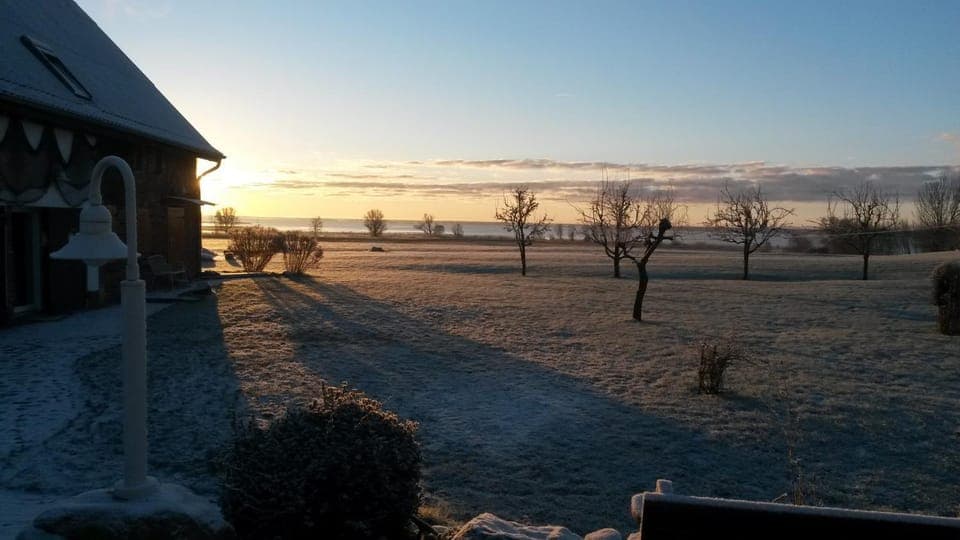 Garden view, River view