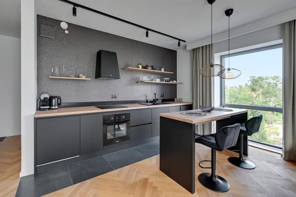 Kitchen or kitchenette, Dining area, pet friendly, stove