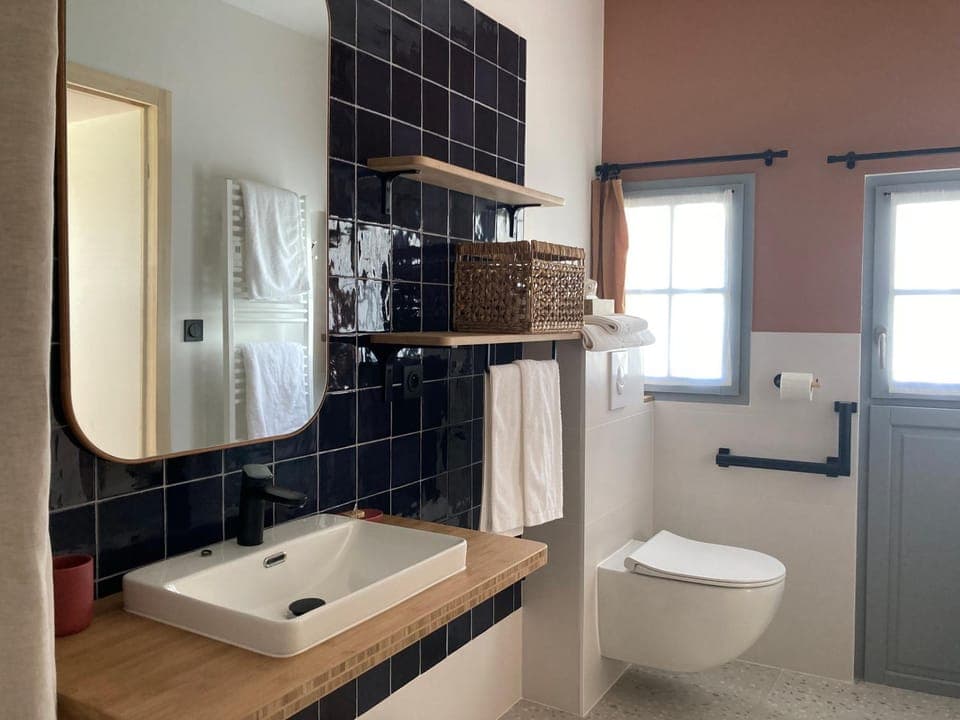 Toilet, Bathroom, Facility for disabled guests