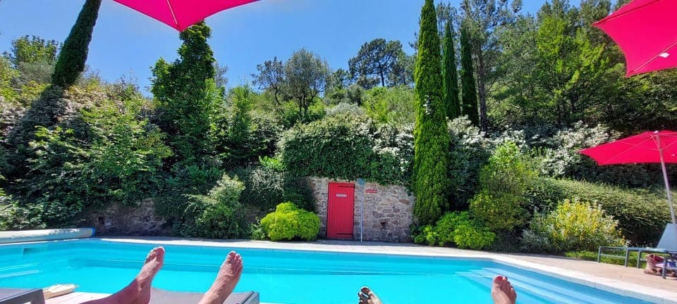 Garden, Garden view, Swimming pool, sunbed