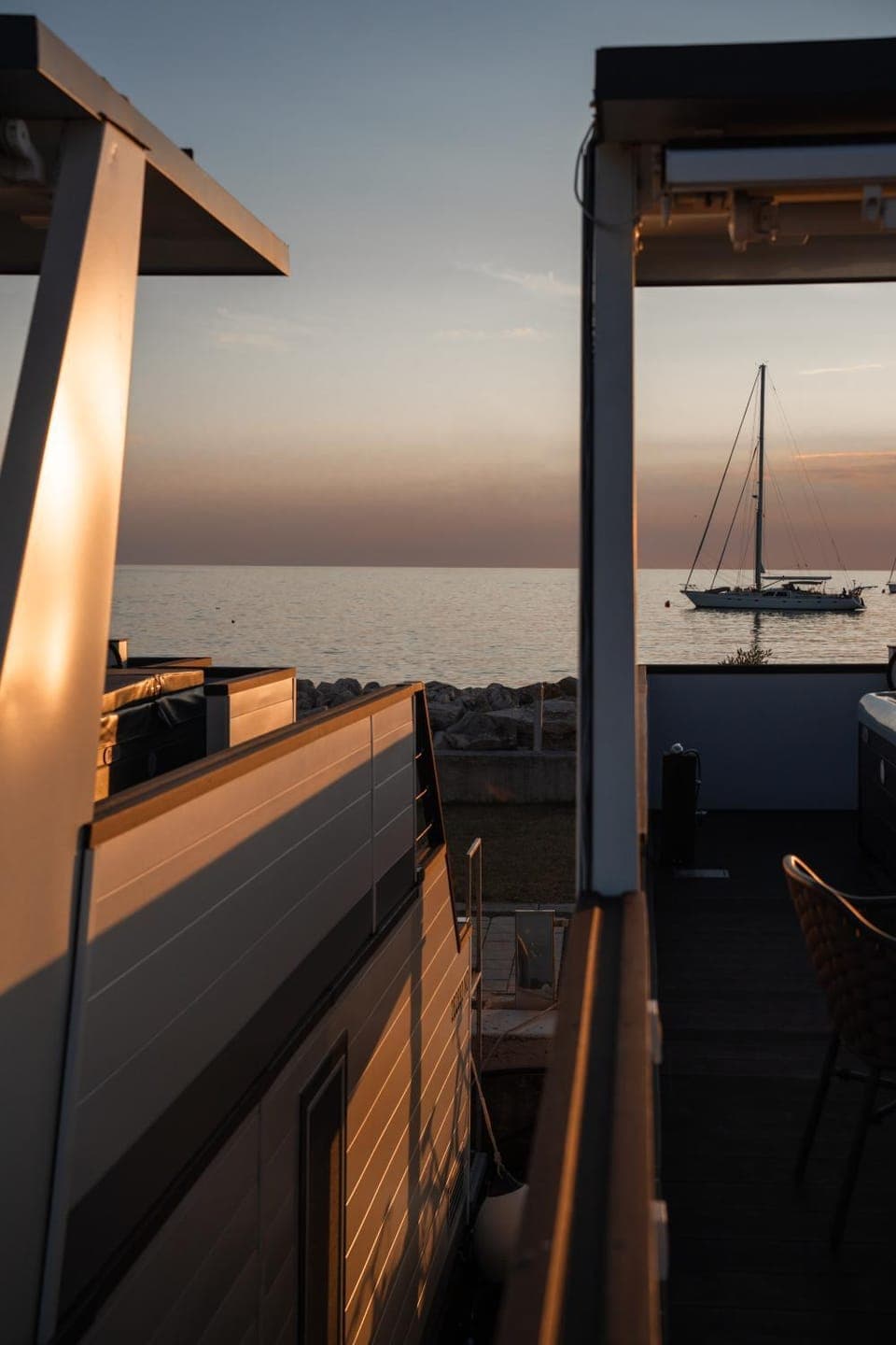 View (from property/room), Sea view, Sunset