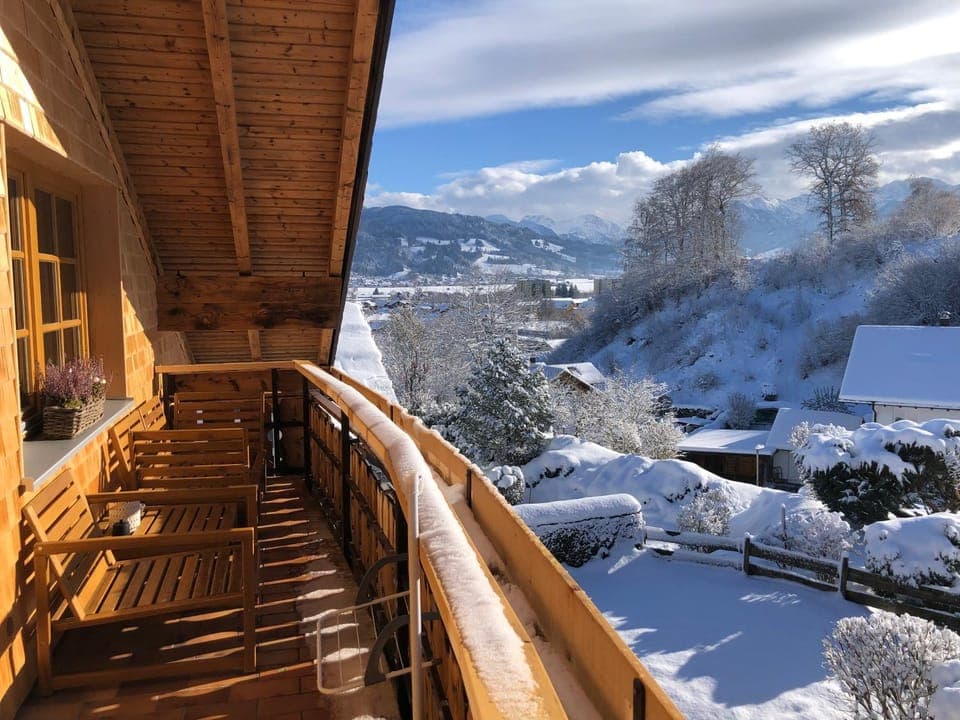 Natural landscape, Winter, View (from property/room), Balcony/Terrace, Mountain view