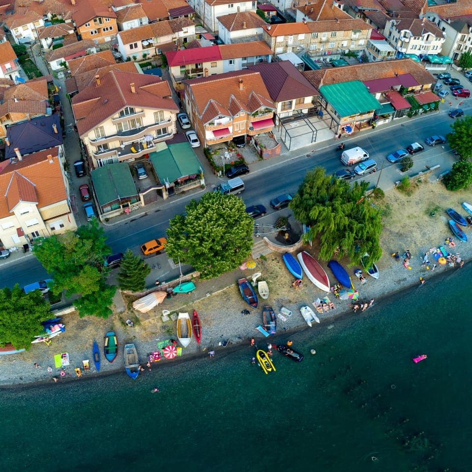 Bird's eye view, Beach