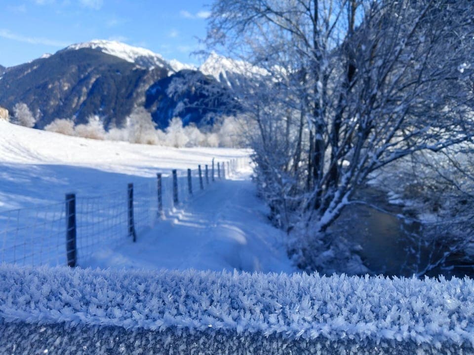 Day, Natural landscape, Winter, Mountain view