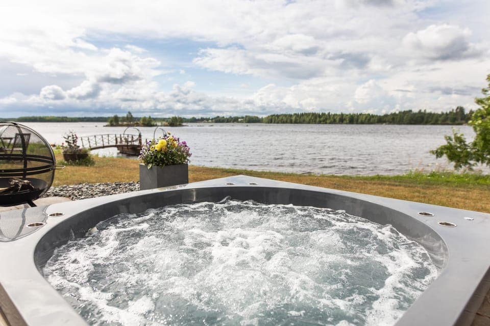 River view, Open Air Bath