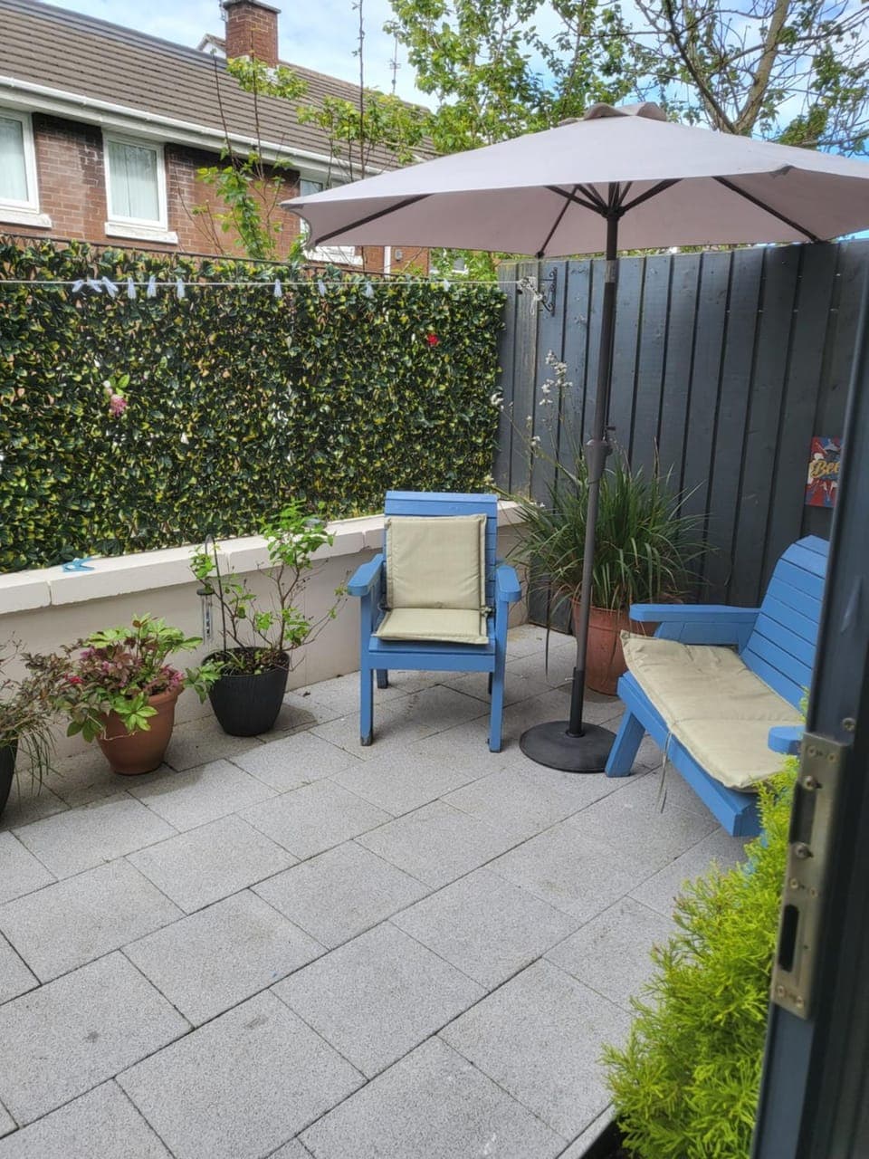 Patio, Balcony/Terrace, Seating area, Garden view