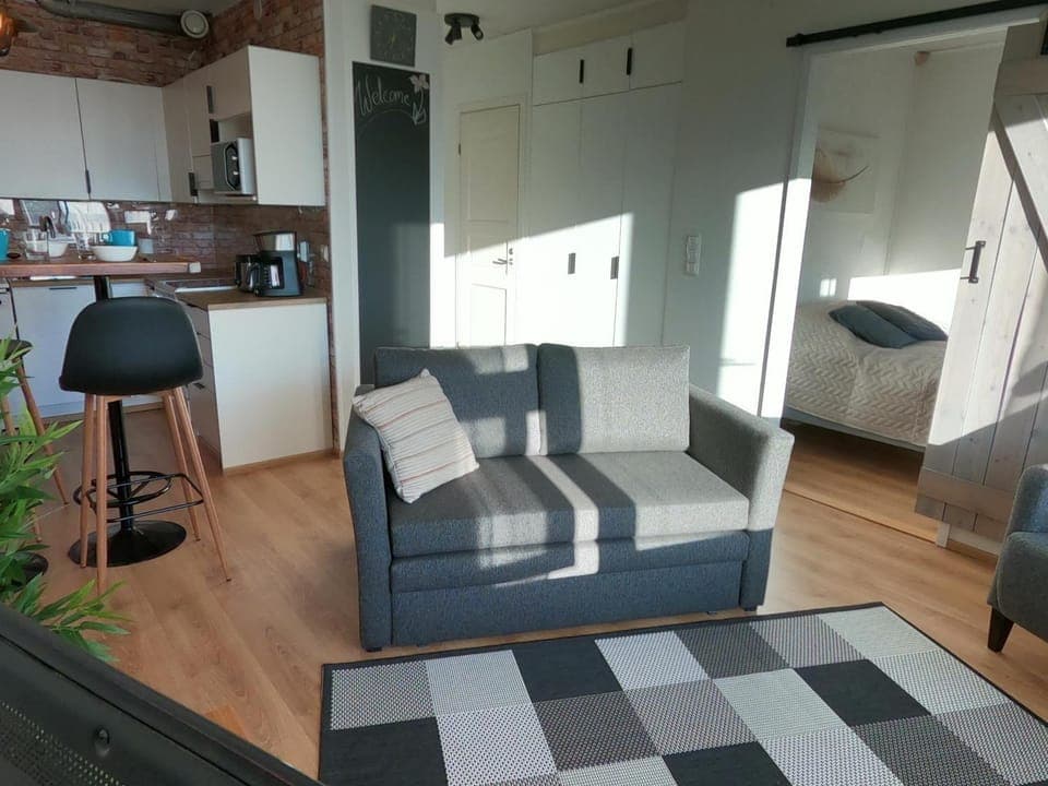 Kitchen or kitchenette, Living room