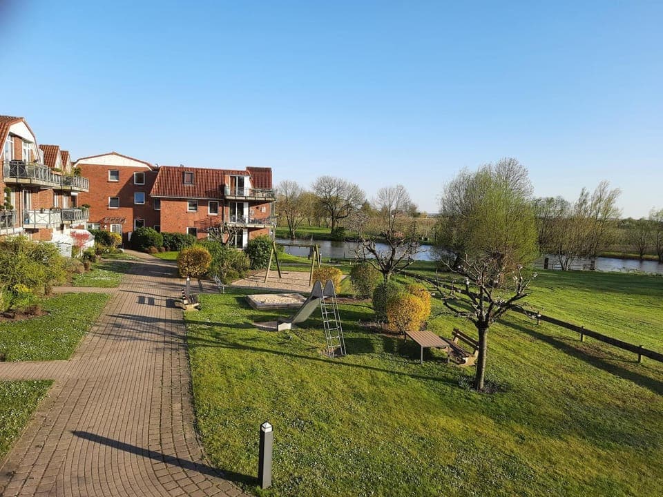 Property building, Garden view, River view