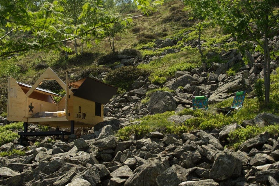 Night, Mountain view, Mountain view