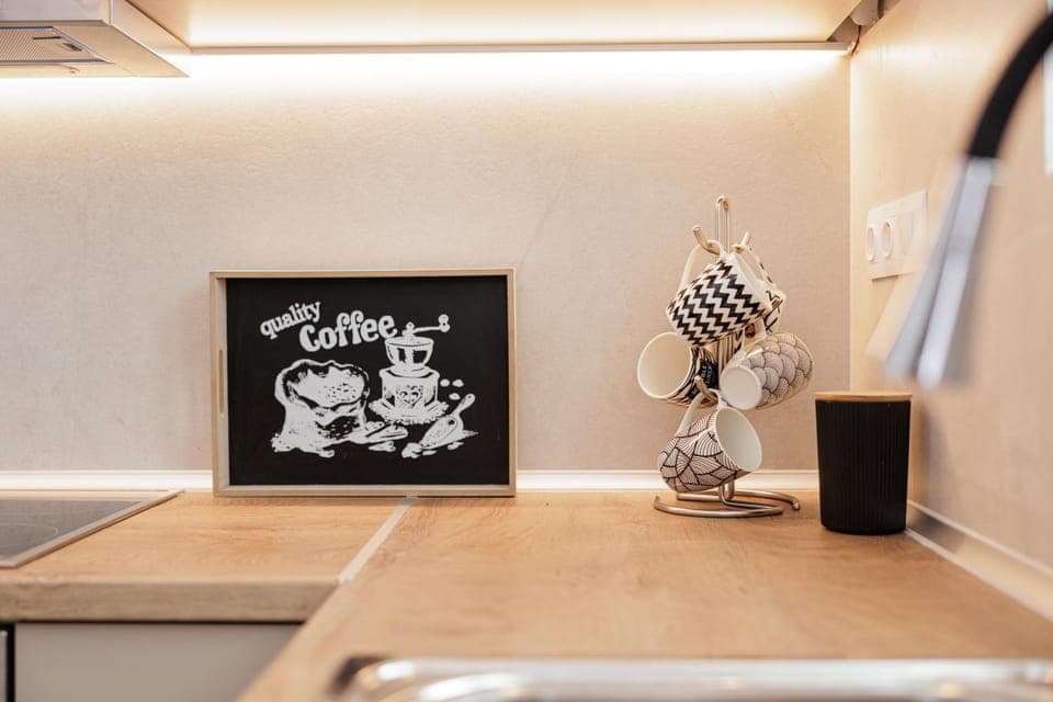 Kitchen or kitchenette, Decorative detail