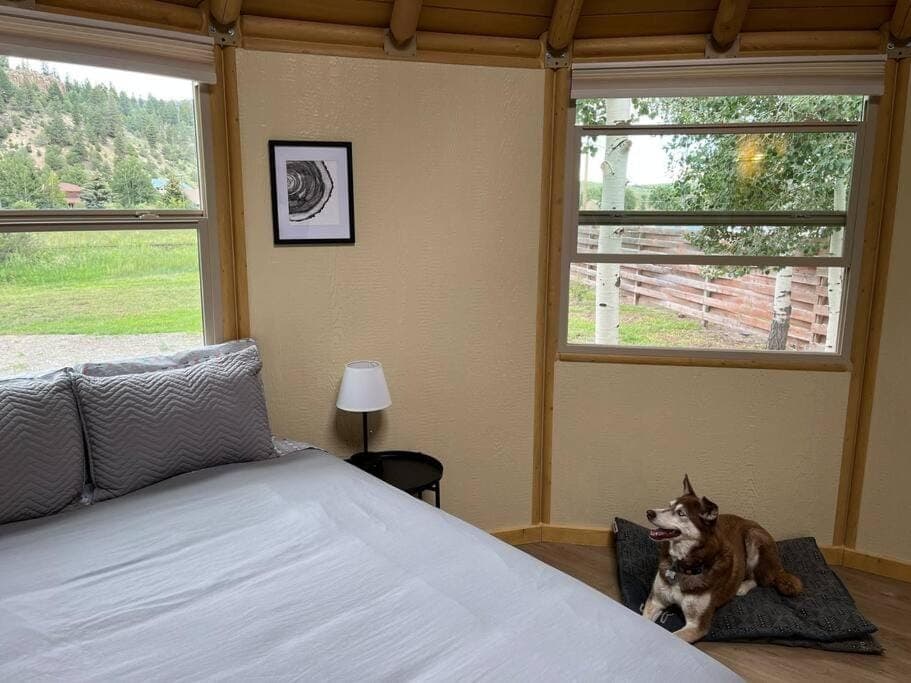 Lodgepole Yurt at Aspen Ridge Cabins Cabin in South Fork