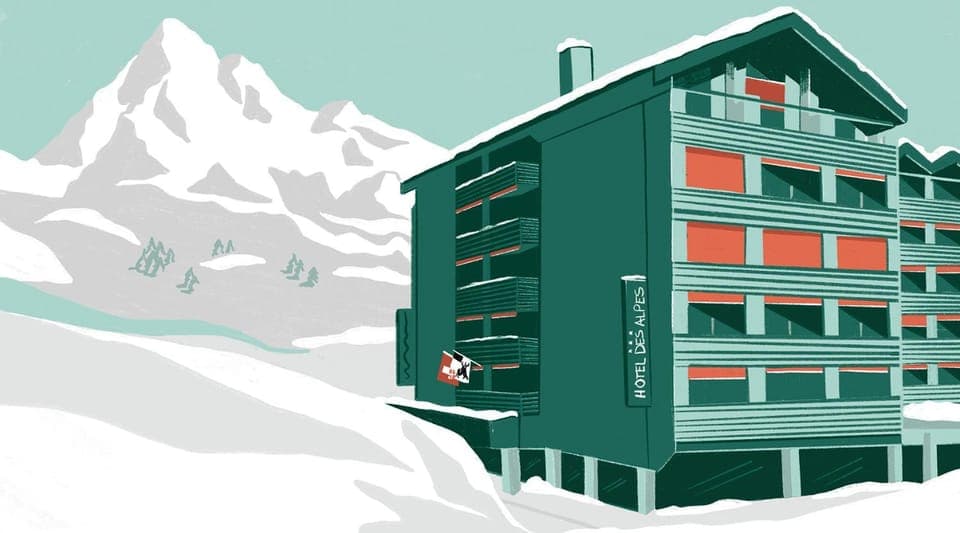 Property building, Natural landscape, Winter