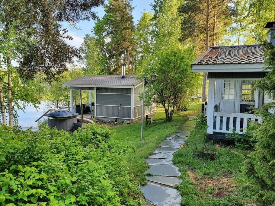 Mökki ja rantasauna Saimaan rannalla Apartment in Finland