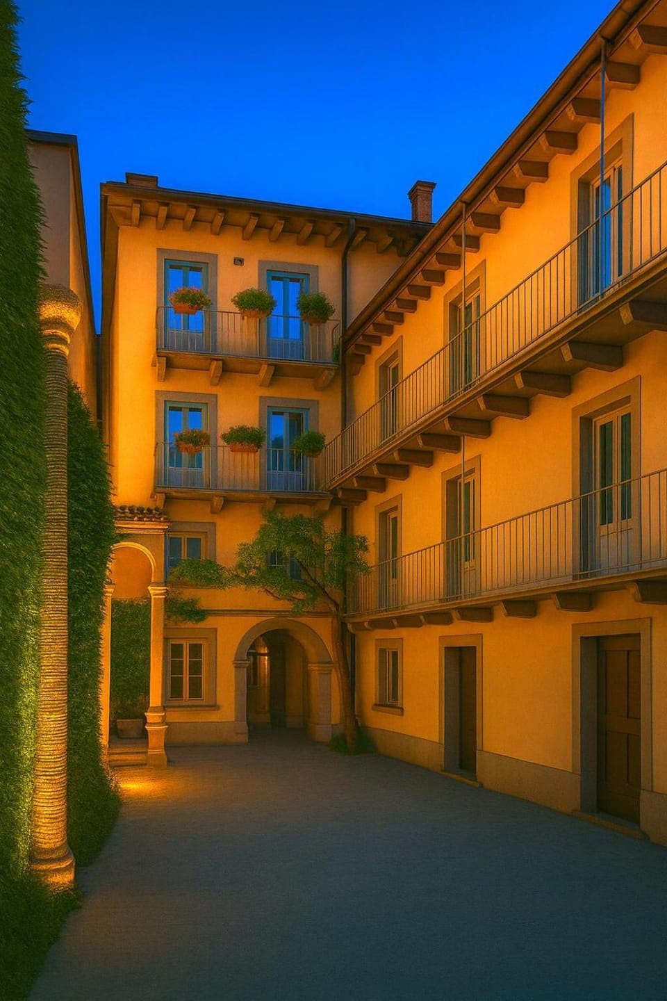 Inner courtyard view
