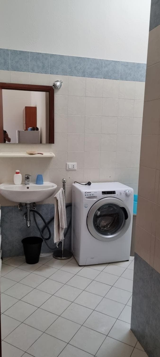 Bathroom, washing machine