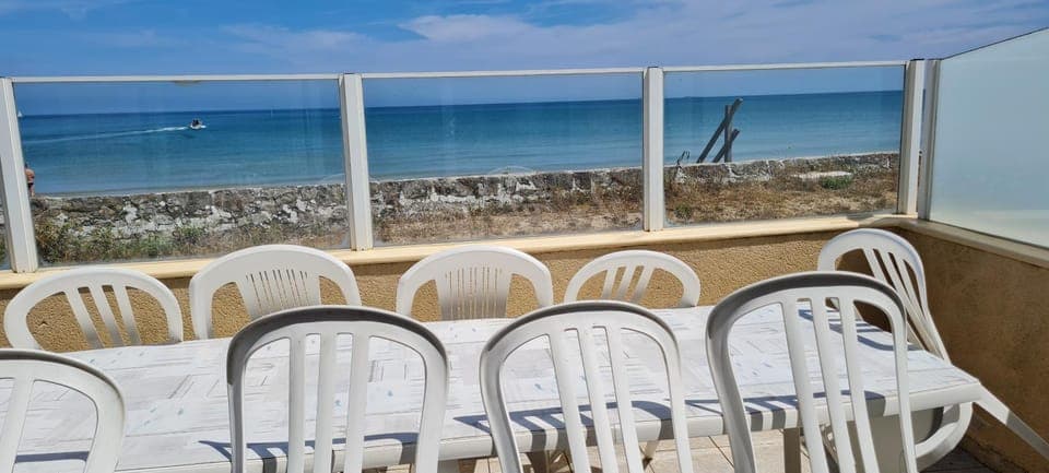 Natural landscape, View (from property/room), Balcony/Terrace, Beach, Sea view