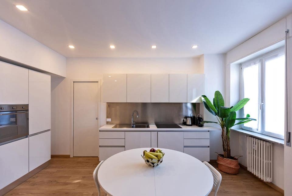 Kitchen or kitchenette, Living room