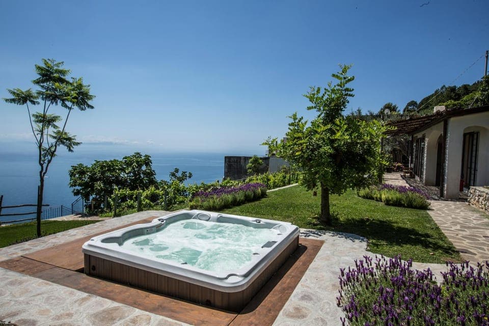 Natural landscape, Garden, Pool view, Sea view