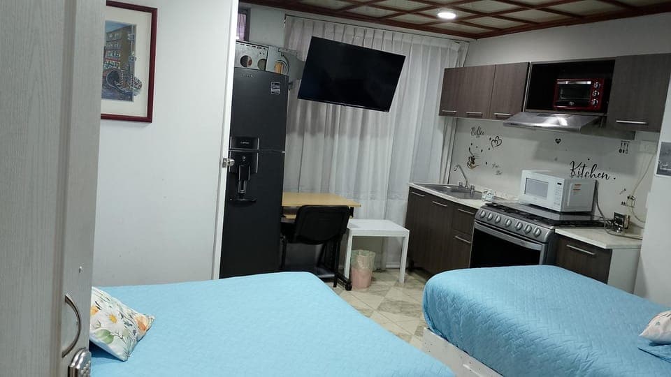Kitchen or kitchenette, Bedroom