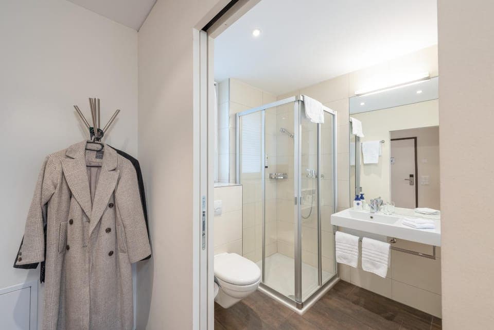 Shower, Toilet, Bathroom, towels