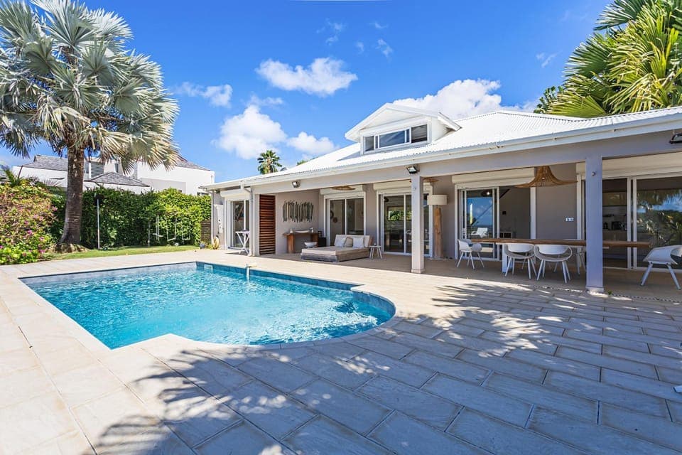Patio, Pool view