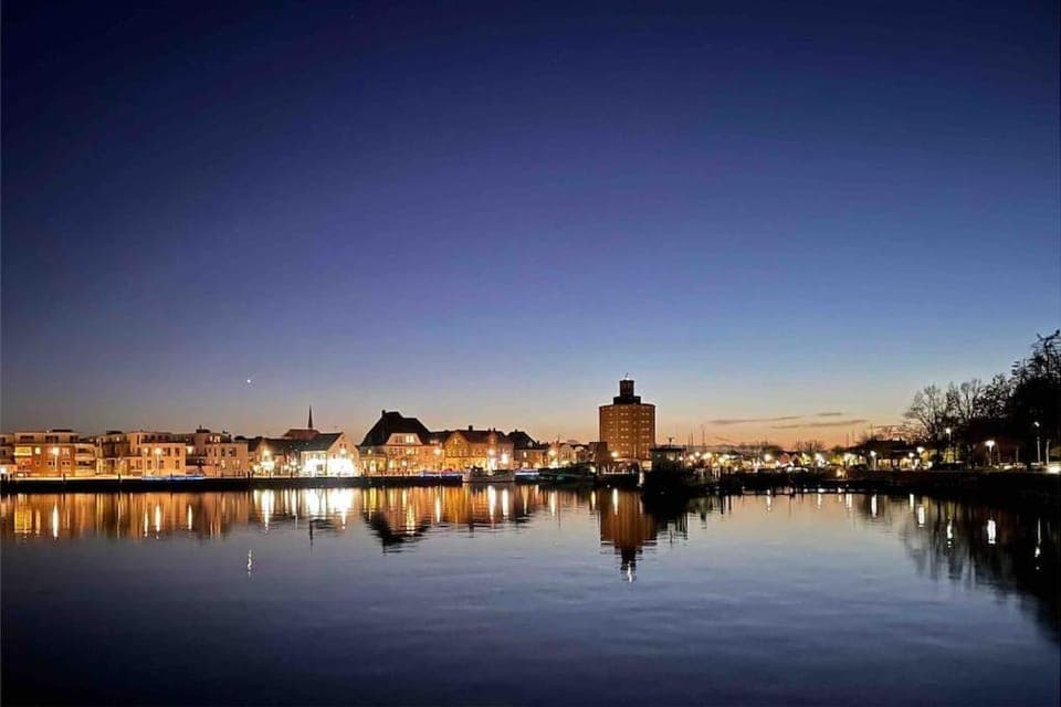 Night, Natural landscape, City view
