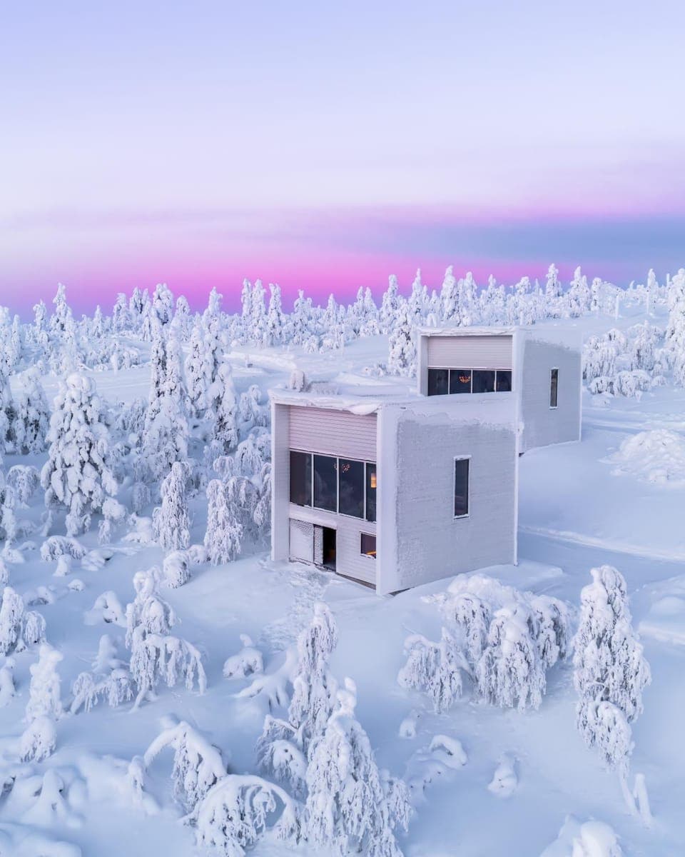 Property building, Natural landscape, Winter
