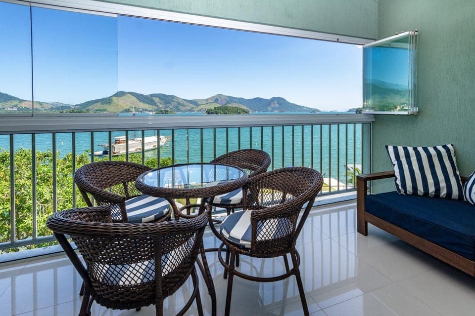 Natural landscape, View (from property/room), Seating area, Mountain view, Sea view