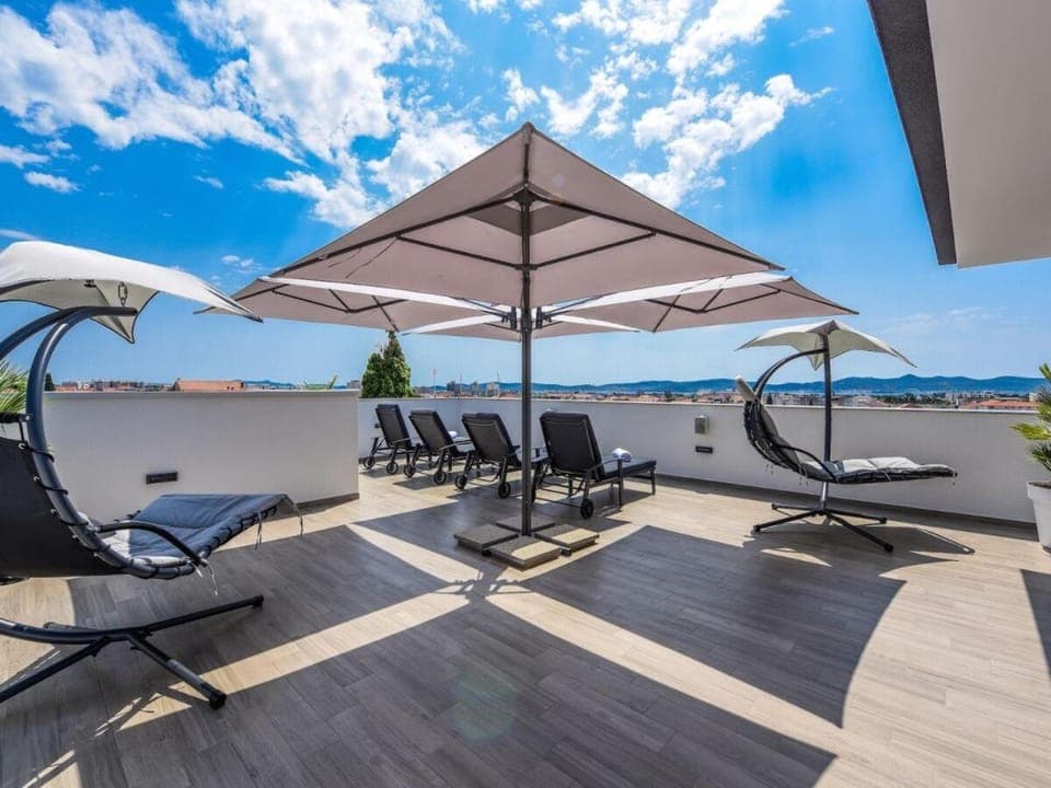 Rooftop heated pool Villa Jelena Villa in Zadar