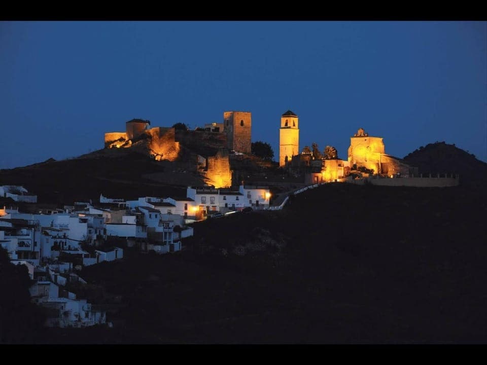 Nearby landmark, Night, Natural landscape, Landmark view, Mountain view