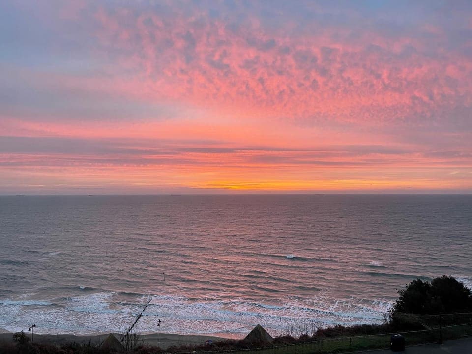 Nearby landmark, Natural landscape, Beach, Sea view, Sunset