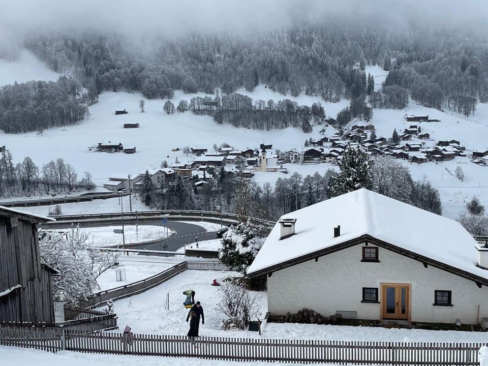 Winter, Mountain view