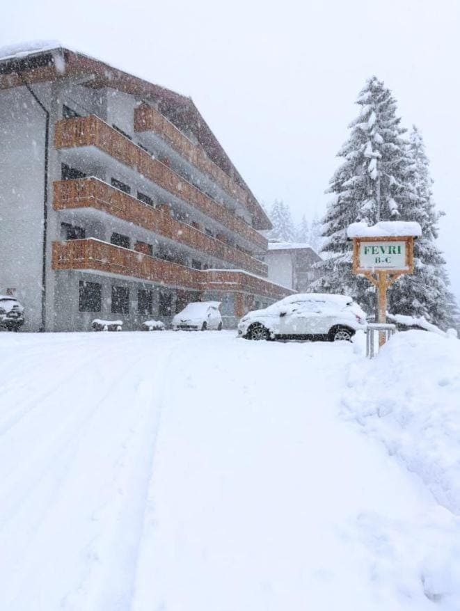 Property building, Natural landscape, Winter
