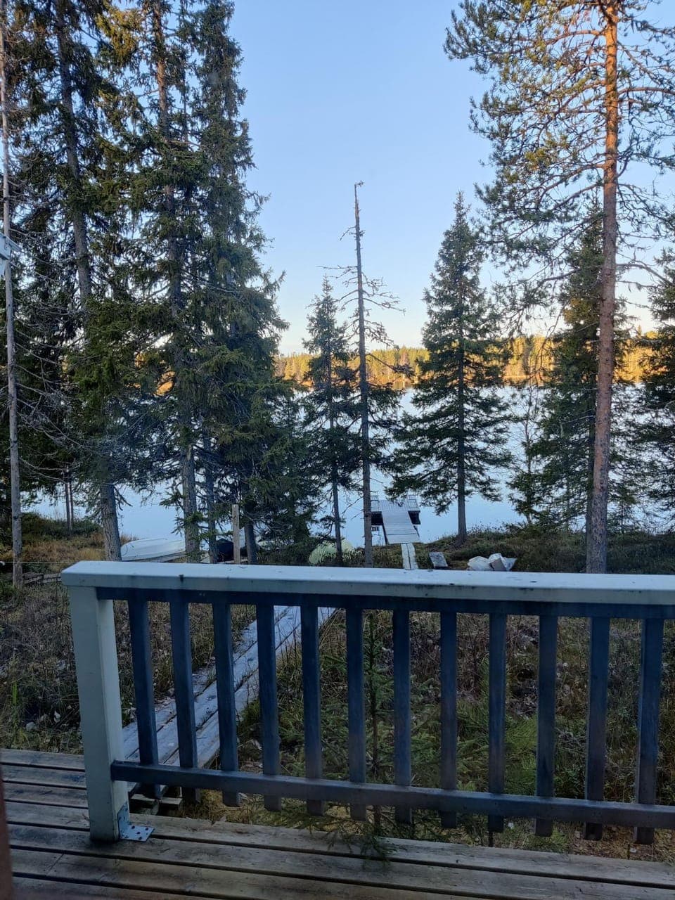 Natural landscape, Balcony/Terrace, Lake view