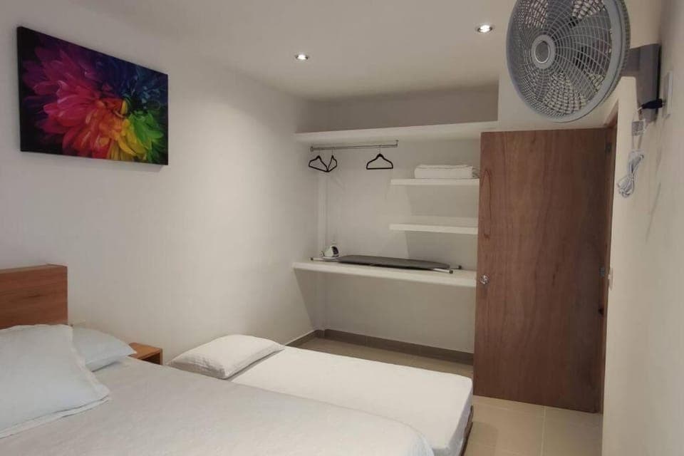 Bed, Photo of the whole room, Bedroom, fireplace, wardrobe