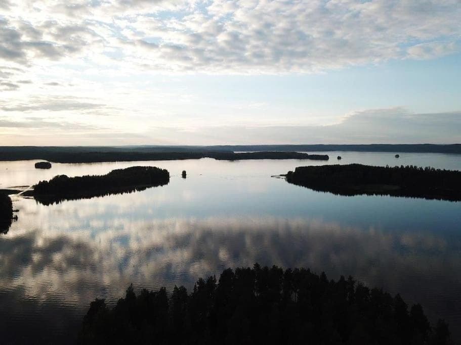 Natural landscape, Lake view