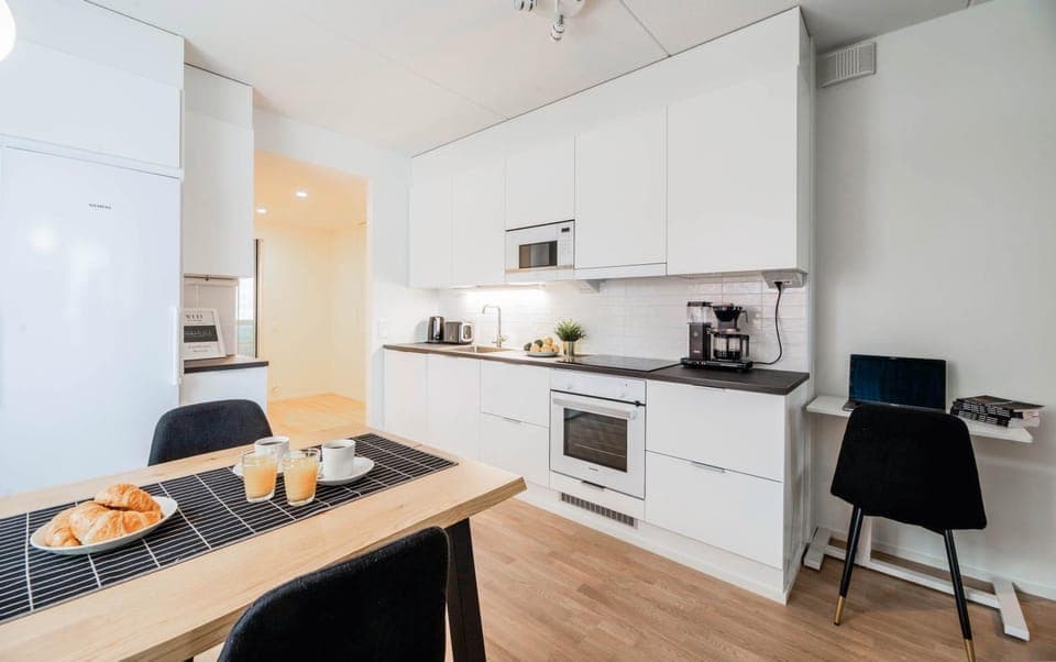 Coffee/tea facilities, Kitchen or kitchenette, Dining area, dishwasher, minibar, pet friendly, stove, toaster