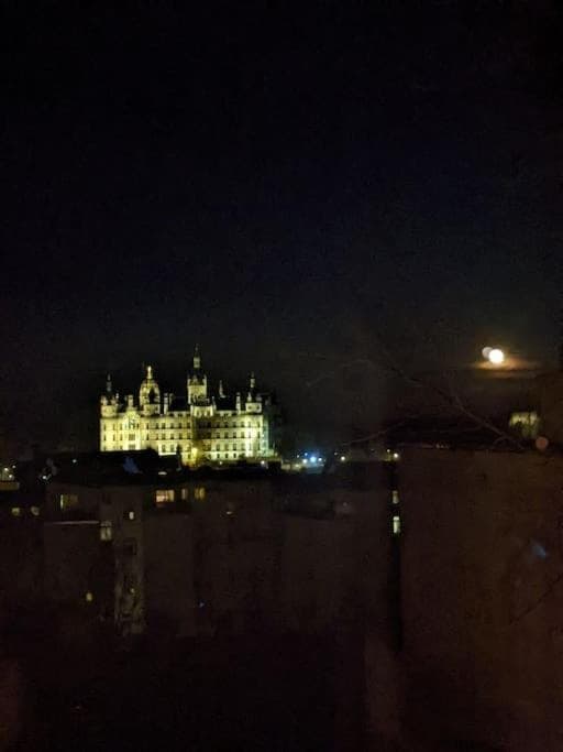 Nearby landmark, Night, Landmark view