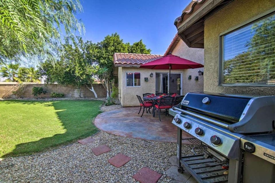BBQ facilities, Garden view