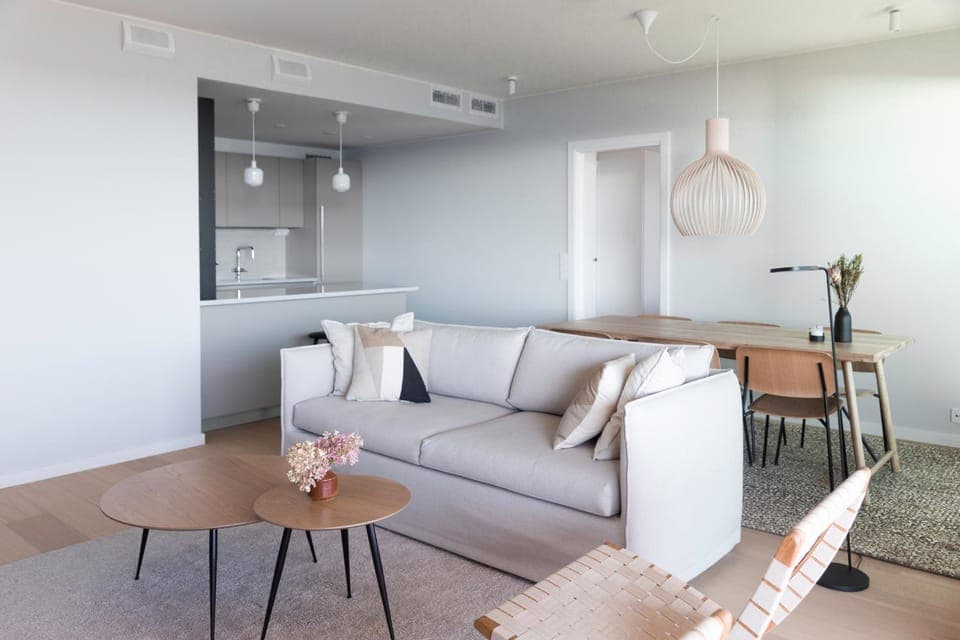 Living room, Dining area, kitchen