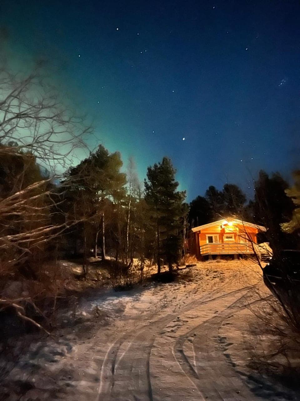 Macktunet - Retro log cabin from the 70s in Malangen Cabin in Troms Og Finnmark