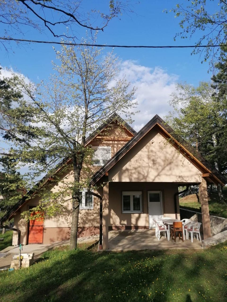 Patio, Spring, Day, Garden, Garden view