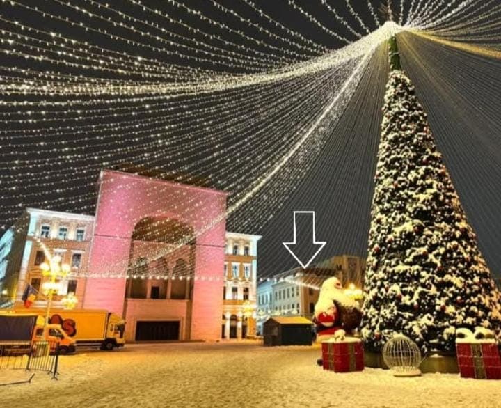 Property building, Night, City view