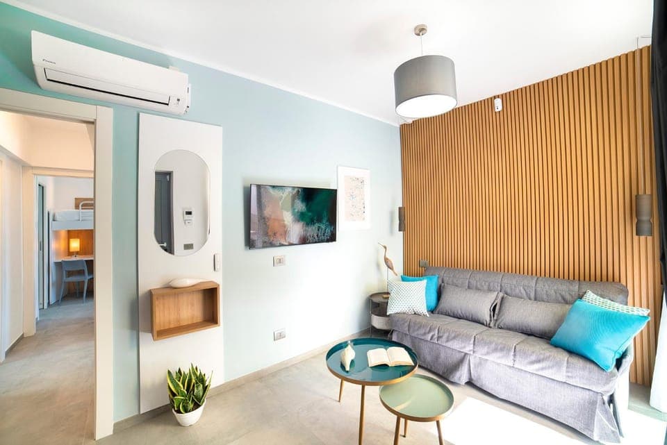 Living room, air conditioner