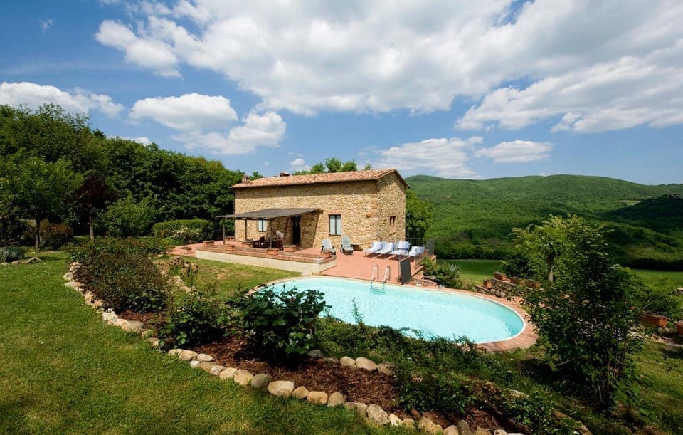 Property building, Natural landscape, Garden, Swimming pool, Location