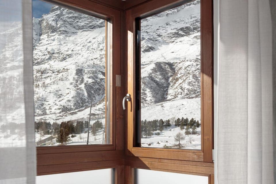 Natural landscape, Winter, Mountain view