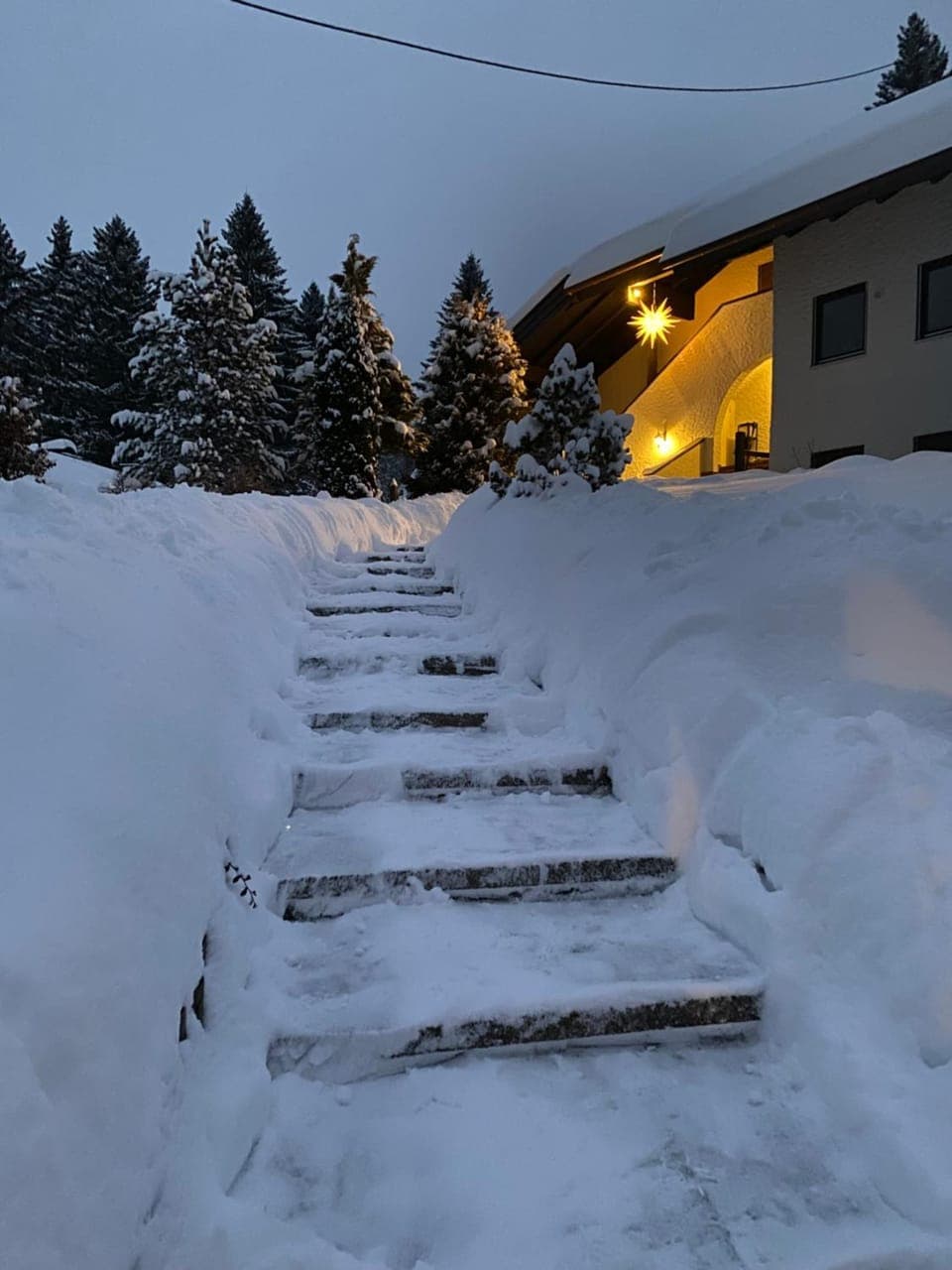 Property building, Winter