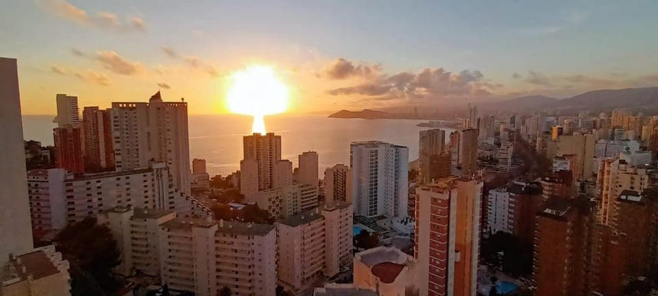 Natural landscape, City view, Sunrise, Sunset